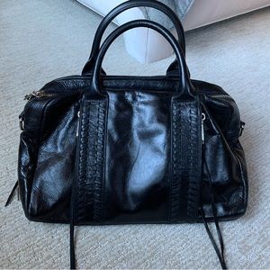 Rebecca Minkoff Vanity Zip Satchel Black
